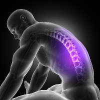 man with back pain